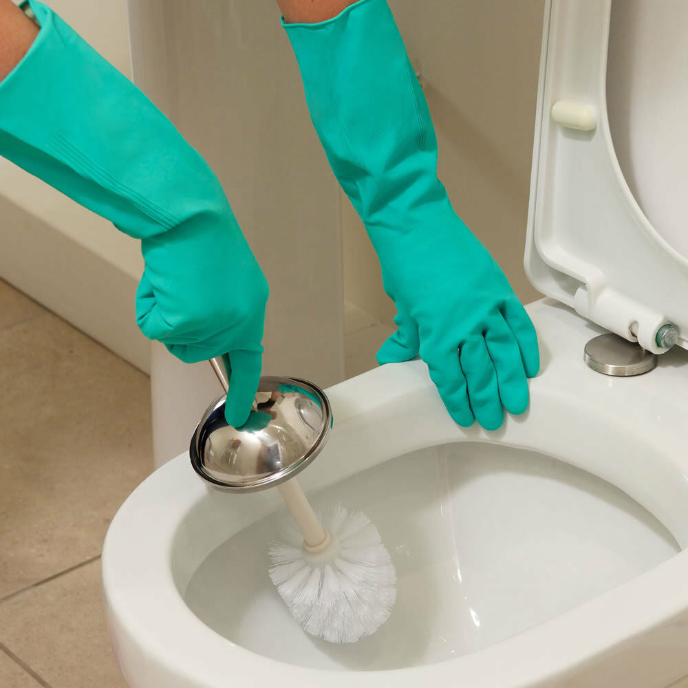 Blue - Pack Shot - Marigold Adults Unisex Bathroom Gloves