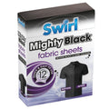 Black - Front - Swirl Mighty Dryer Sheets (Pack of 12)