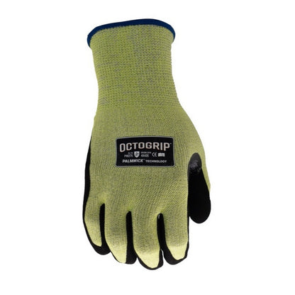Green - Front - Octogrip Unisex Adult Level 5 Safety Gloves