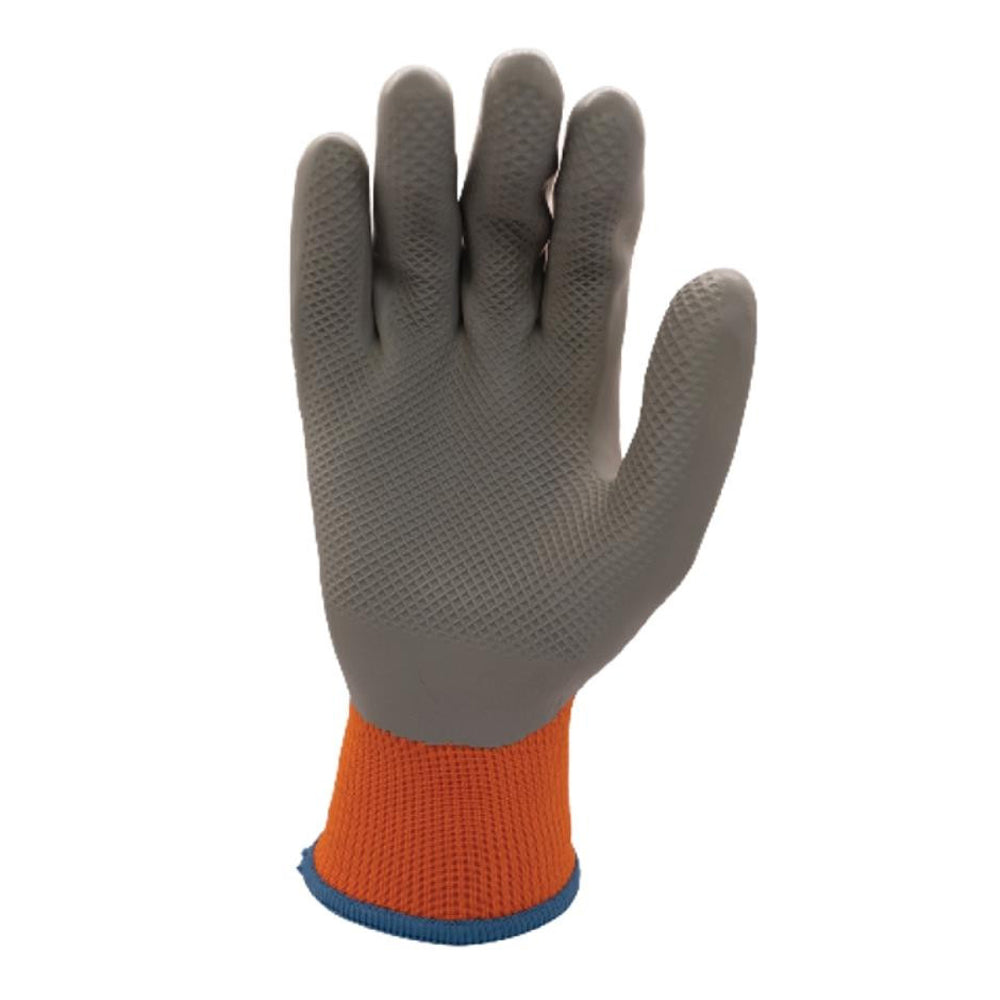 Orange - Back - Octogrip Fleece Lined Gloves