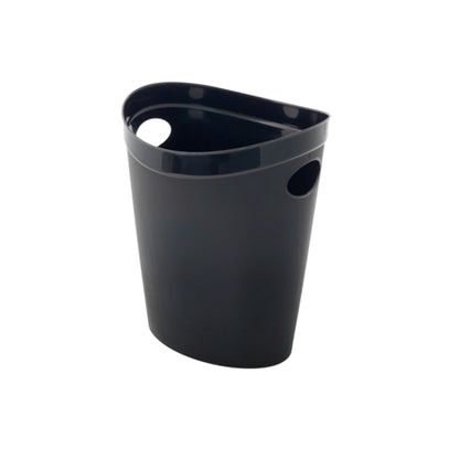 Black - Front - Addis Plain Waste Bin