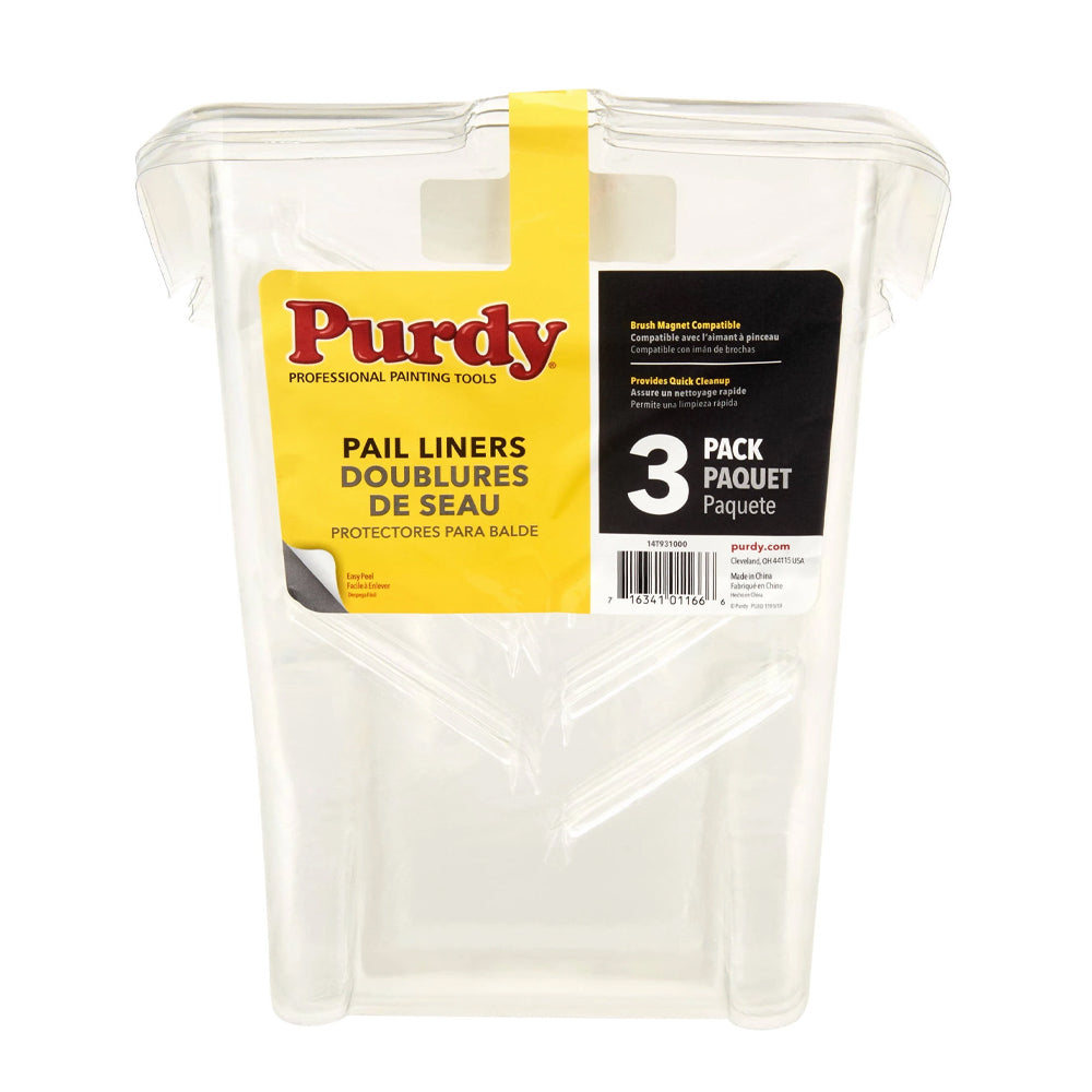 White - Back - Purdy Paint Kettle Liners (Pack Of 3)