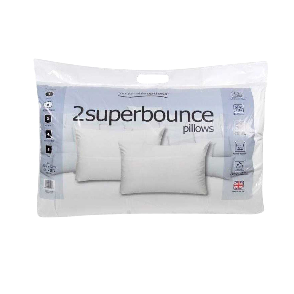White - Front - Ottoman Corivin Pillow (Pack of 2)