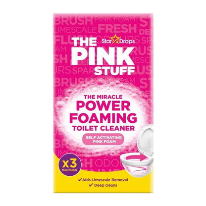 White - Front - The Pink Stuff Miracle Power Foaming Fresh Fruit Toilet Cleaner (Pack of 3)