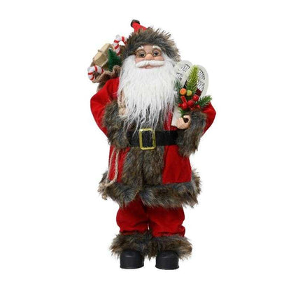 Red - Front - Kaemingk Santa Christmas Decoration