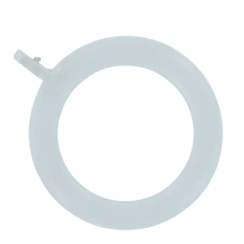 White - Front - Securpak Curtain Rings (Pack of 4)