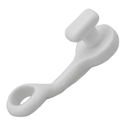 White - Front - Securpak Swish Nova Curtain Track Gliders (Pack of 6)