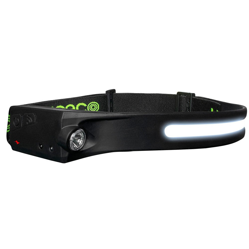 Black-Yellow - Back - Luceco Flexible Head Torch