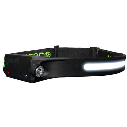Black-Yellow - Back - Luceco Flexible Head Torch
