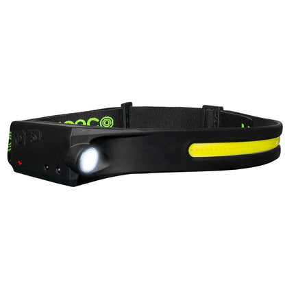 Black-Yellow - Side - Luceco Flexible Head Torch