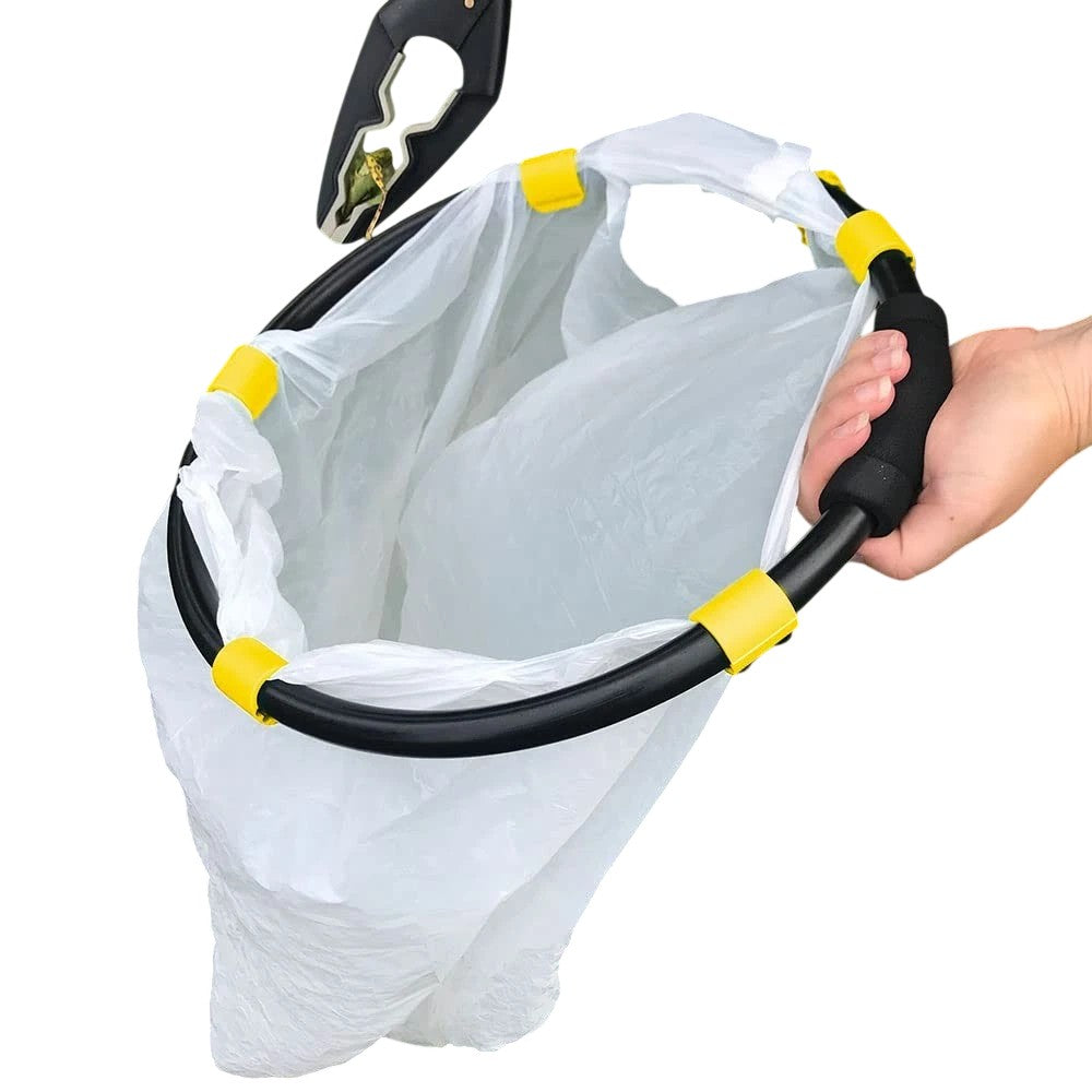 Black - Back - Defenders Bin Bag Holder