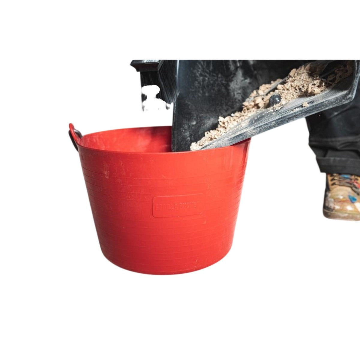 Red - Side - Red Gorilla Flexible 22L Bucket