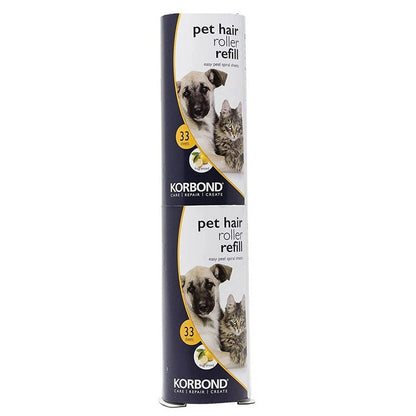 Multicoloured - Front - Korbond Lint Roller Refill (Pack of 2)