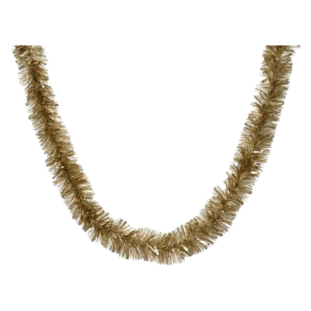 Gold - Front - Kaemingk Garland Christmas Tinsel