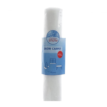 White - Front - Kaemingk Snow Christmas Carpet Cover