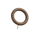 Walnut - Back - Universal Wood Curtain Rings (Pack of 4)