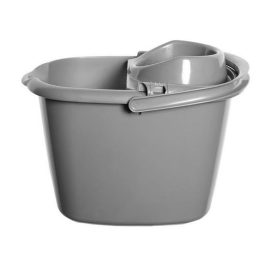 Silver - Front - TML Mop Bucket
