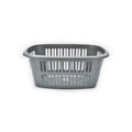 Silver - Front - TML Rectangular Laundry Basket