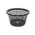Black - Front - TML Round Laundry Basket