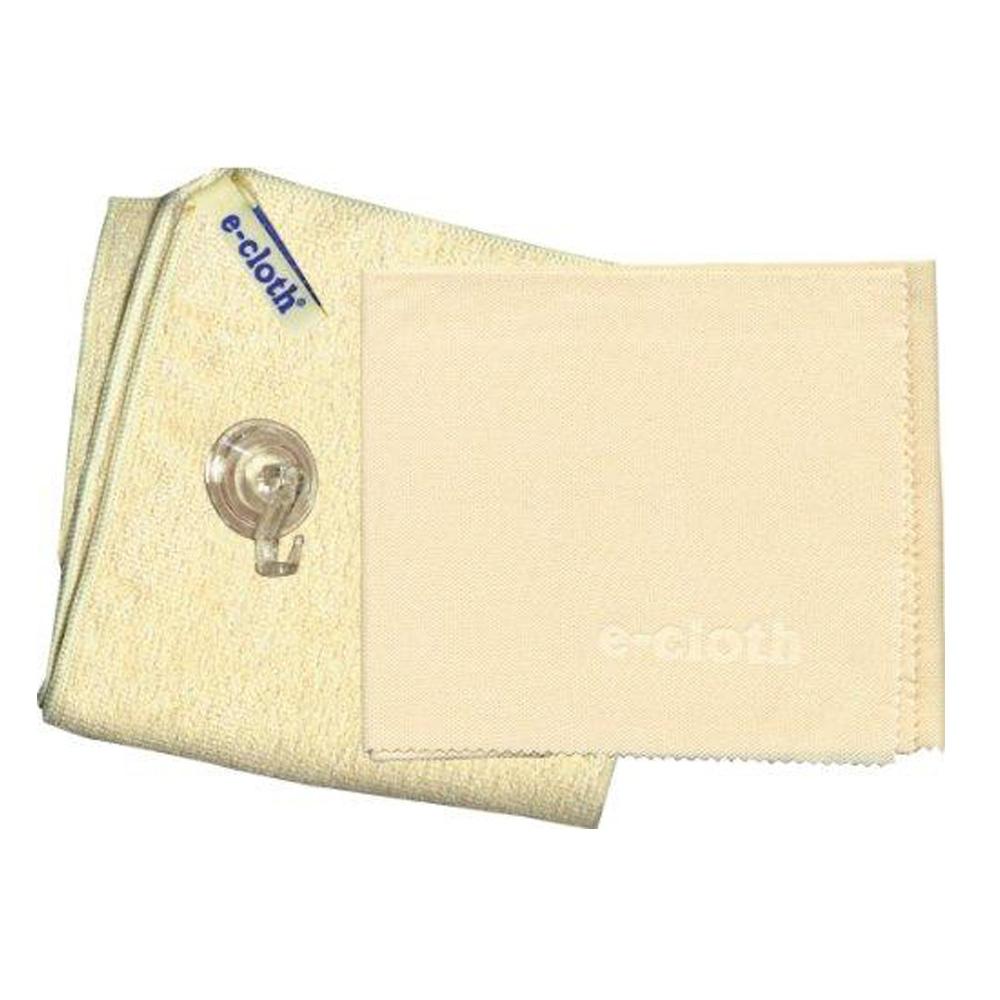 White - Back - E-Cloth Shower Cleaning Cloths (Pack Of 2)
