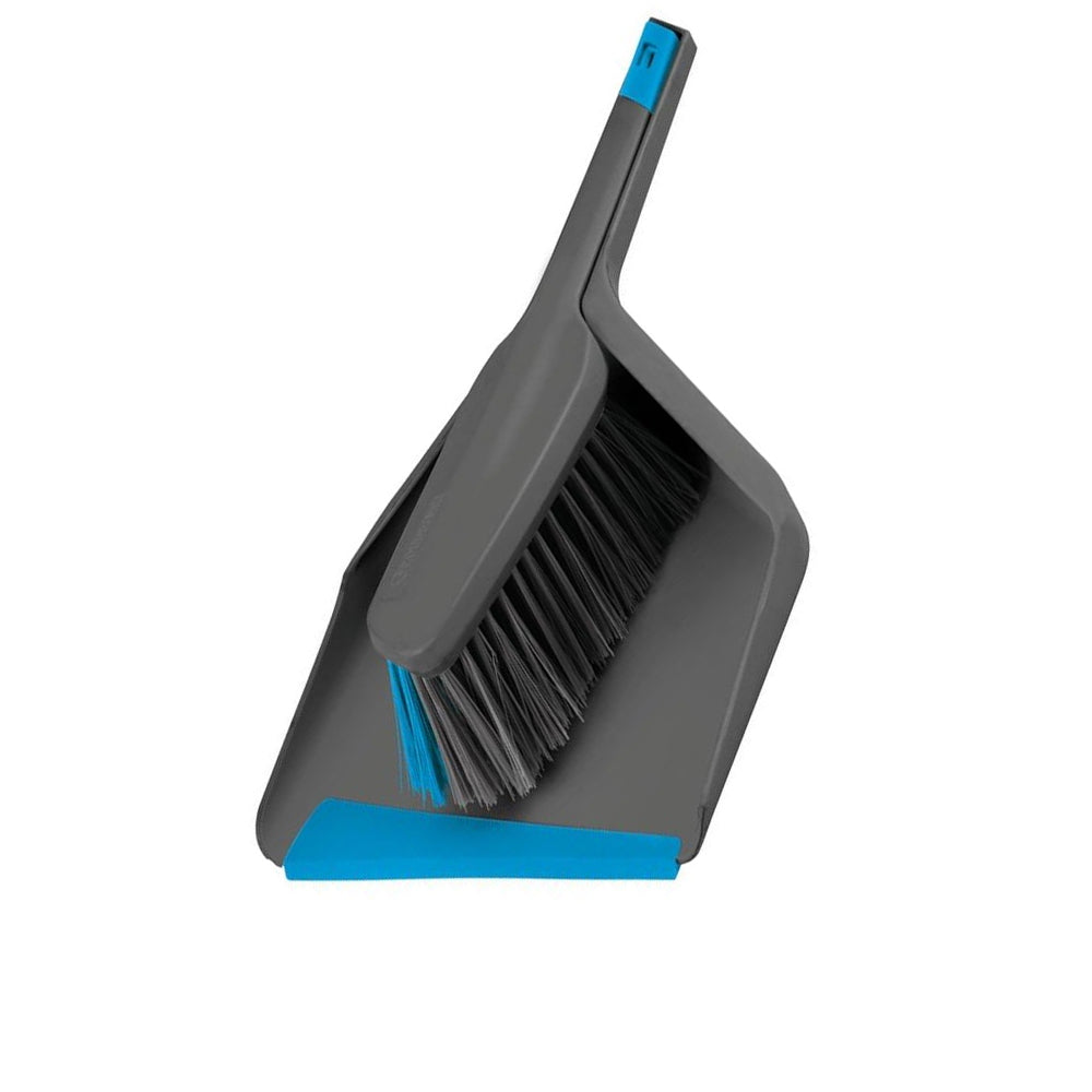 Grey-Blue - Back - Groundsman Deluxe Dustpan And Brush
