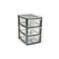 Silver - Front - TML 3 Drawer Tower