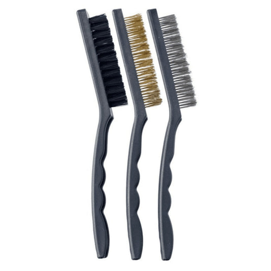 Black-Gold-Grey - Front - Harris Essentials Wire Brush (Pack of 3)