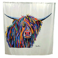 White - Front - Croydex Shower Curtain