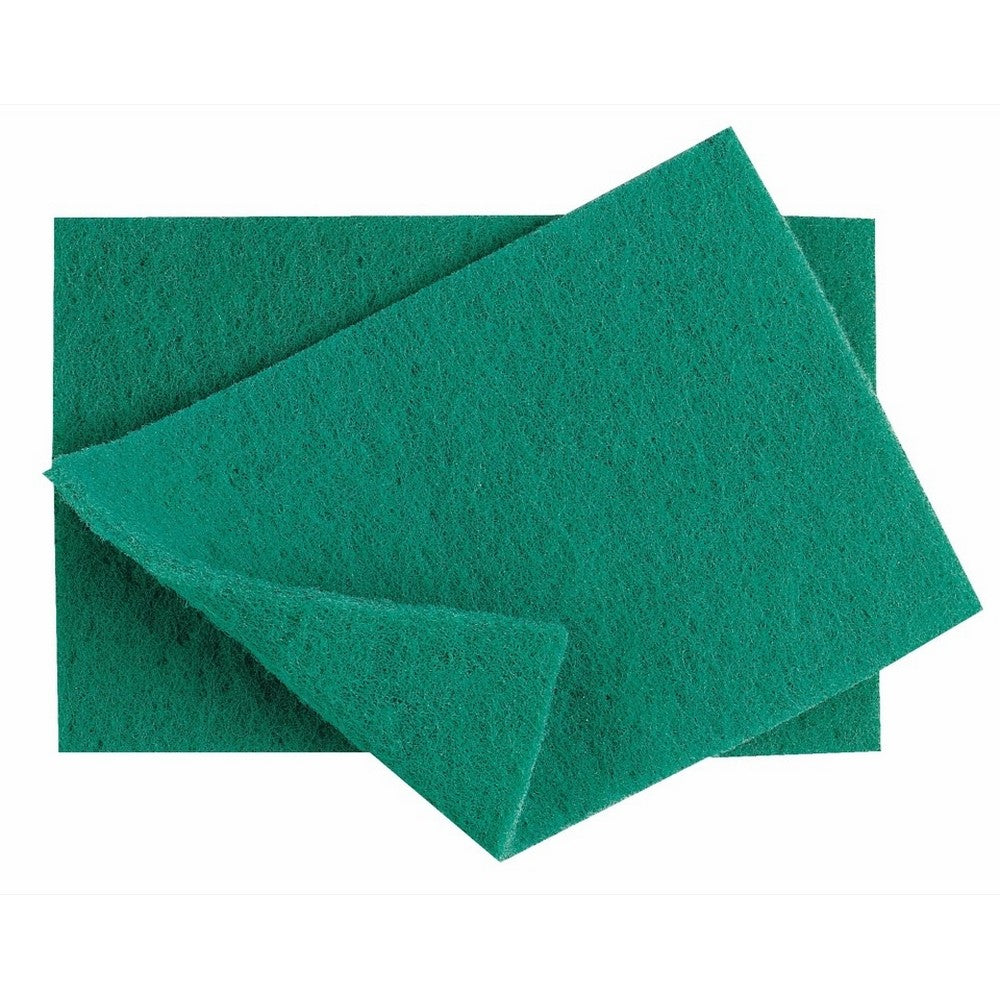 Green - Front - Berties Caterers Industrial Scouring Pads (Pack of 10)