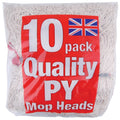 White - Front - Abbey No.14 Twine Spec Eco Mop Heads (Pack Of 10)