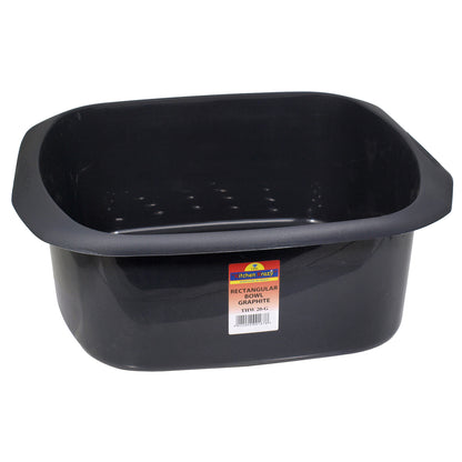 Graphite - Front - TML Rectangular Washing Up Bowl