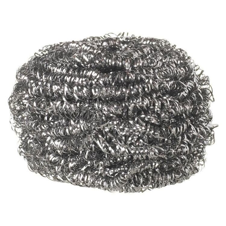 Silver - Side - Spontex Tough Scouring Pads (Pack of 4)