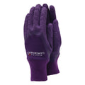 Aubergine Purple - Front - Town & Country Womens-Ladies Master Gardening Gloves