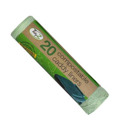 Green - Back - Tidy Z Biodegradable Bin Bags (Pack of 20)