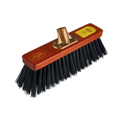 Brown-Black - Front - Groundsman Heavy Duty Broom Head