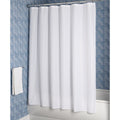 White - Front - Croydex Textile Shower Curtain