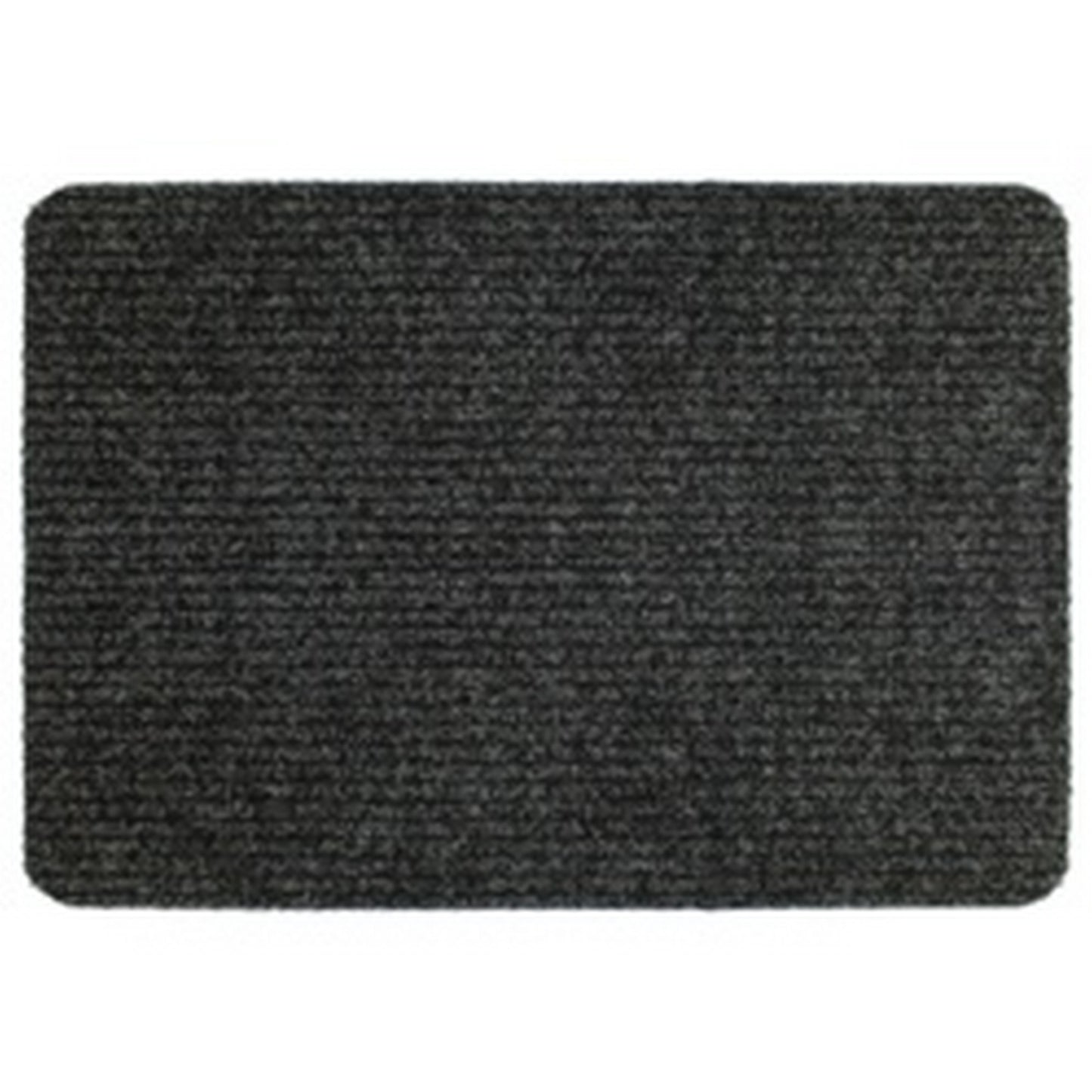 Anthracite - Front - Groundsman Basic Ribbed Indoor Door Mat