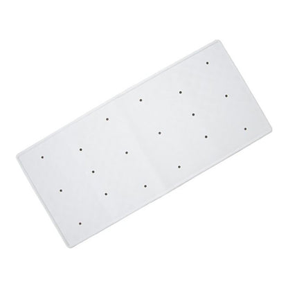 White - Back - Blue Canyon Rubber Bath Mat