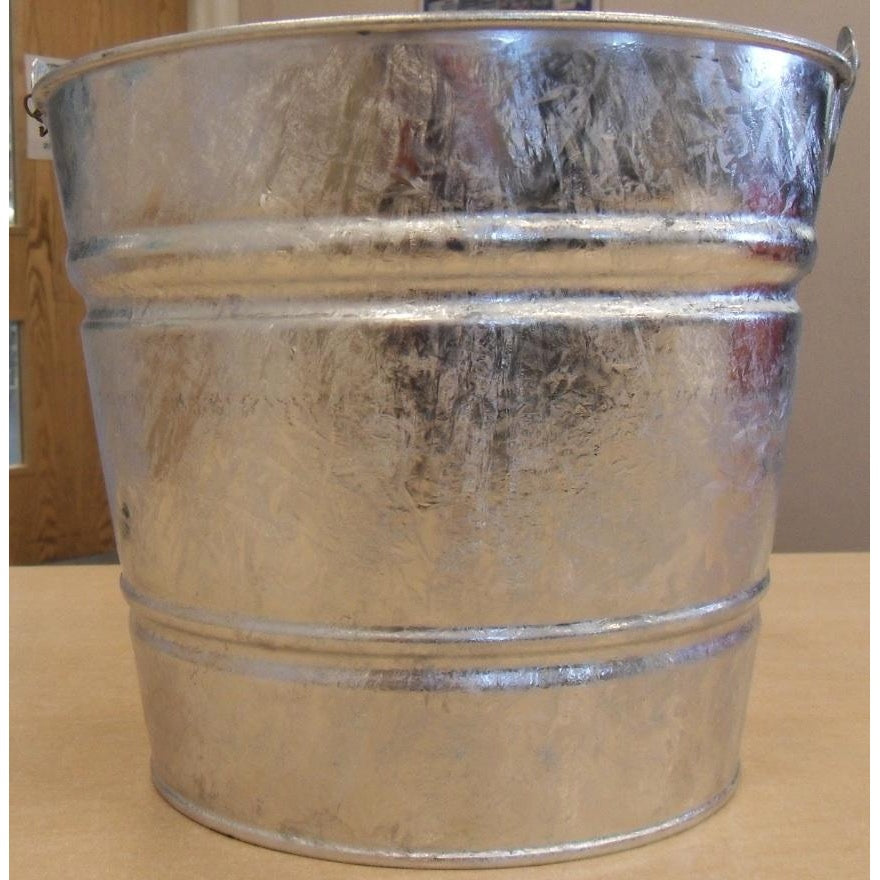 Steel - Front - SupaHome Galvanised Bucket