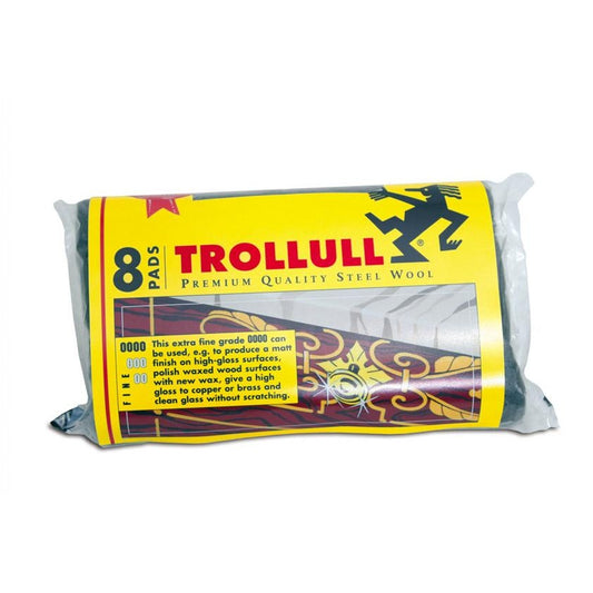 Silver - Front - Trollull Grade 3 Scouring Pads (Pack of 8)