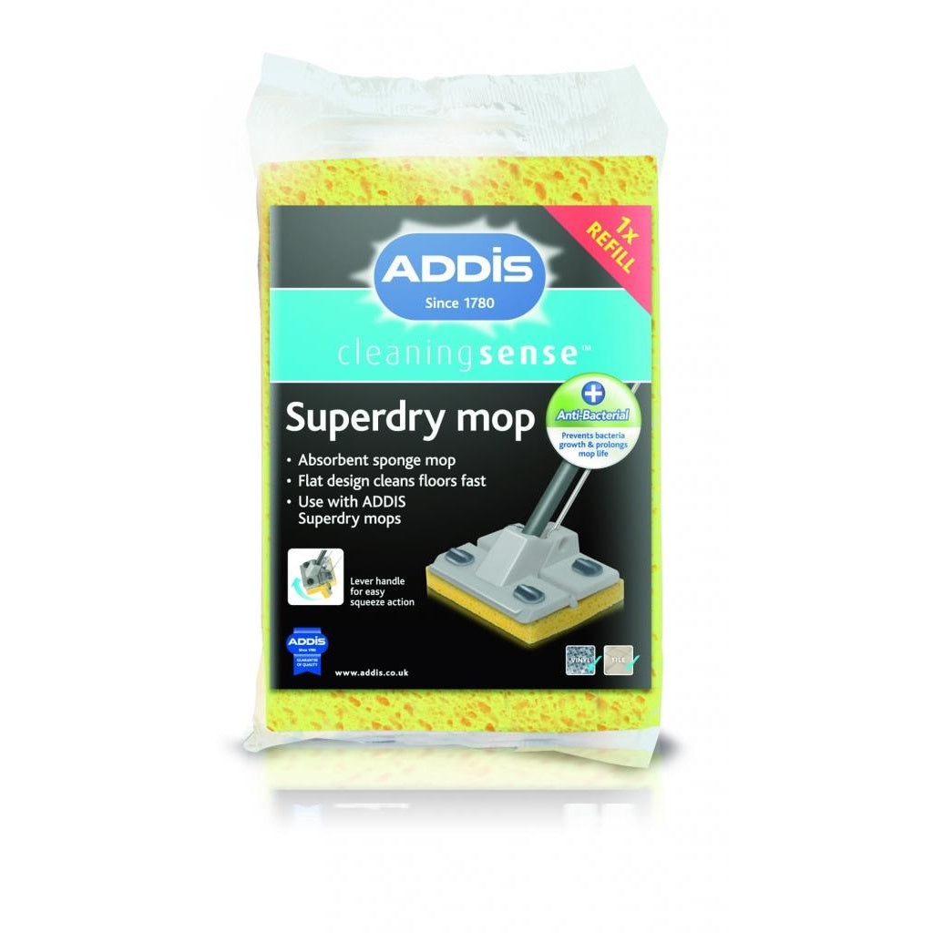 Yellow - Front - Addis Superdry Mop Refill