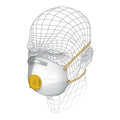 White - Front - Vitrex Respirator Mask (Pack of 3)