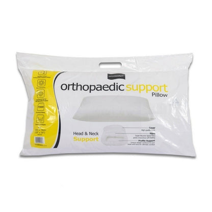 White - Front - Easy Comfort Orthopaedic Support Pillow