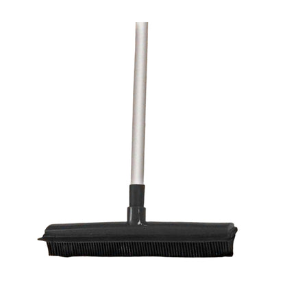 Grey-Black - Front - SupaHome Rubber Broom