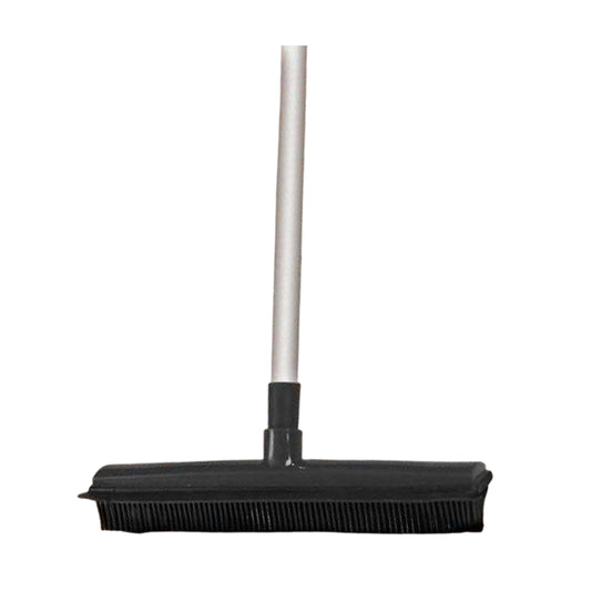 Grey-Black - Front - SupaHome Rubber Broom