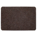 Dark Brown - Front - Groundsman Basic Ribbed Door Mat