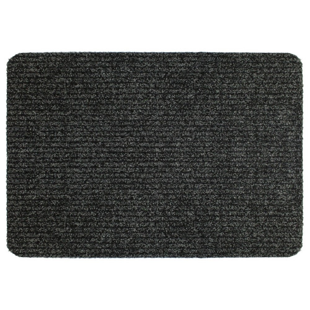 Anthracite - Front - Groundsman Basic Ribbed Door Mat