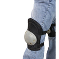 Black - Front - Glenwear Hard Cap Knee Pads Set