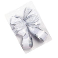 White-Silver - Back - Premier Bow Tree Topper