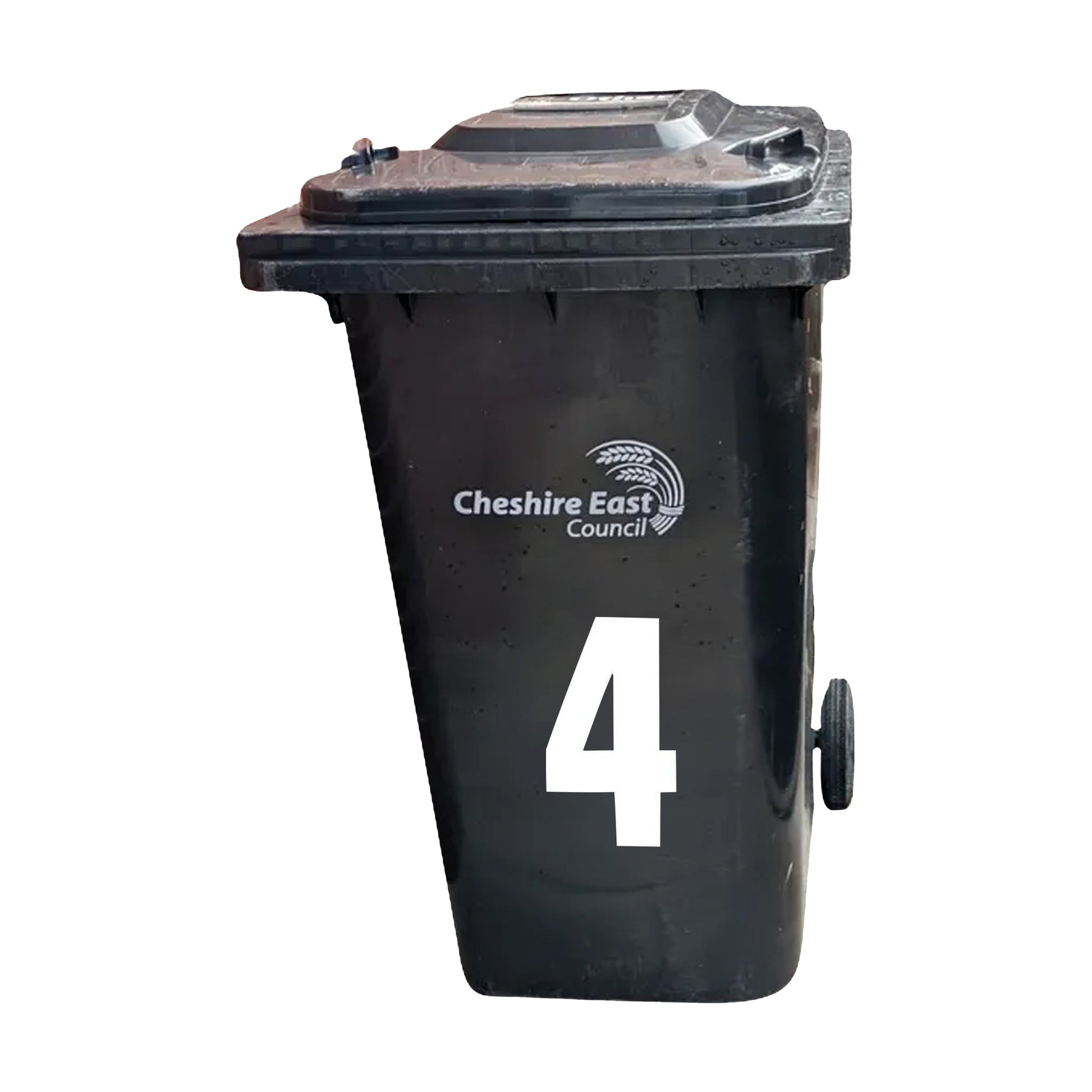 White - Back - Securit 4 Bin Number (Pack of 2)